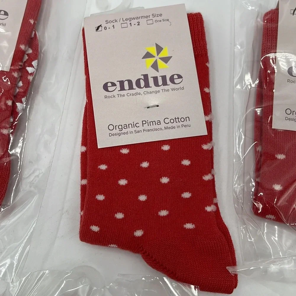 Endue Organic Puma Cotton Baby Socks